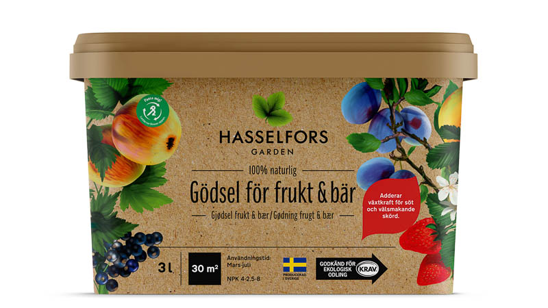 Gödsel för frukt & bär
